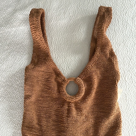 Hunza G Celine Swim With Tonal Hoops
Metallic Cocoa, BRAND NEW, $260 - Picture 5 of 10